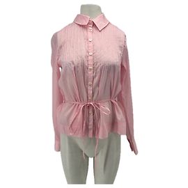 Autre Marque Camicetta rosa in cotone Damson Madder Rosa