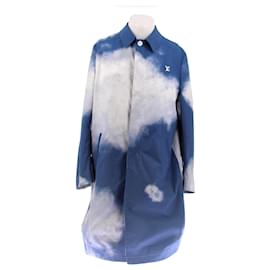 Louis Vuitton Cloud 90s Coat Blue Polyester Blue