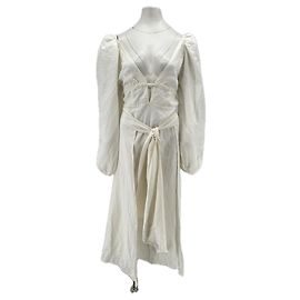 Vestido de algodón blanco Cult Gaia Blanco