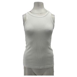 Débardeur blanc en coton Samsoe & Samsoe Blanc