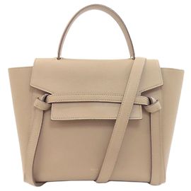Céline Borsa Celine Belt Bag Micro 2-Way Beige