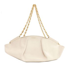 Bolsa Loewe Chain Bag em couro de vitelo branco Branco
