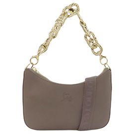 Christian Louboutin Rubira 2-Way Leather Handbag Brown