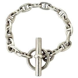 Hermès Hermes Chaine d'Ancre PM Charm Bracelet Silvery