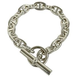 Hermès Hermes Chaine d'Ancre PM Silver Charm Bracelet Prata