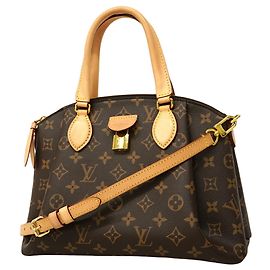 Borsa Louis Vuitton Monogram Rivoli PM Marrone