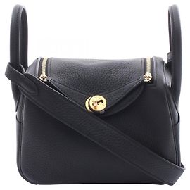 Hermès Bolsa de ombro Hermes Lindy Mini Preto