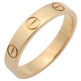 Cartier Mini Love Ring in 18K Yellow Gold Golden