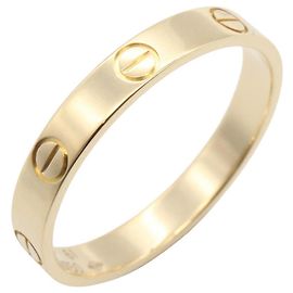Bague Mini Love de Cartier en or jaune Doré