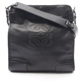 Borsa a tracolla Loewe Anagram in pelle nera Nero