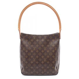 Bolsa de Ombro Louis Vuitton Looping GM Marrom