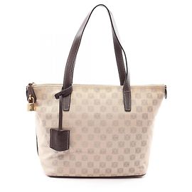 Sac cabas Loewe Anagram Marron Beige
