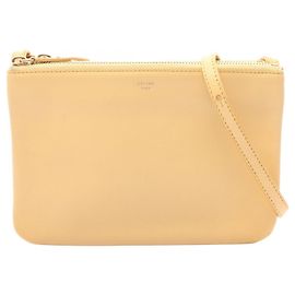 Céline Bolsa de Ombro Trio Small Celine Amarelo