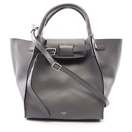 Céline Celine Big Bag Small 2-Way Handbag Marron