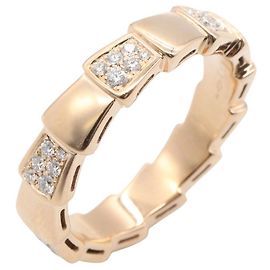 Bulgari Anello Bvlgari Serpenti Viper in oro rosa 18K D'oro