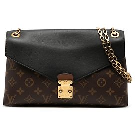 Louis Vuitton Marrone Monogram Pallas Chain Marrone