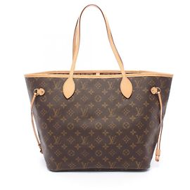 Sac cabas Louis Vuitton Neverfull MM Monogram Marron