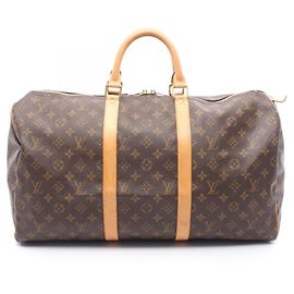 Louis Vuitton Keepall 50 Monogram Borsa Boston Marrone