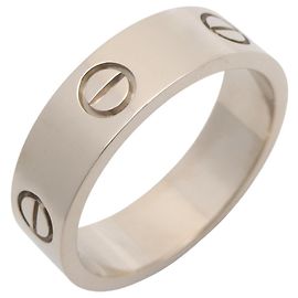 Anillo Love de Cartier en oro blanco de 18K Plata