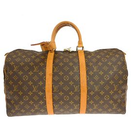 Louis Vuitton Keepall Monogram Canvas 50 Marrone