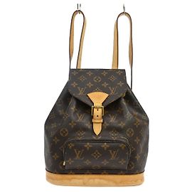 Louis Vuitton Vintage Montsouris Monogram Canvas MM Marrom