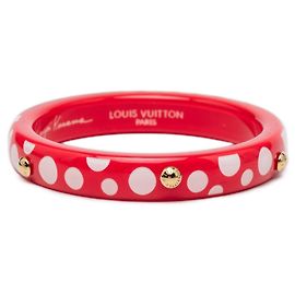 Louis Vuitton x Yayoi Kusama Dot Infinity Bangle White Red