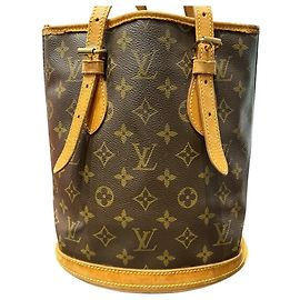 Louis Vuitton Petite Bucket Shoulder Bag Monogram