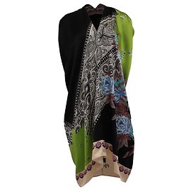 Etro Printed Midi Dress in Multicolor Silk Multiple colors