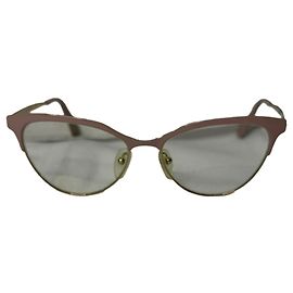 Gafas Prada 55S 52-16-140 en metal rosa Rosa