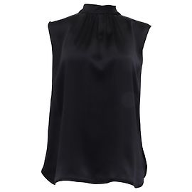 Top Dorina in seta nera Max Mara Nero