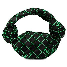 Borsa a tracolla in poliestere Double Knot Webbing Bottega Veneta Nero Altro