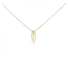 Autre Marque Colar de Diamante Au750 Dourado