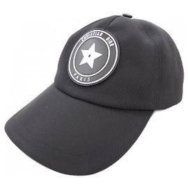 Boné de algodão Christian Dior Preto