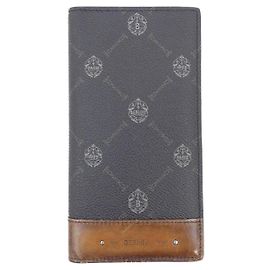 Berluti Leather Long Wallet Black