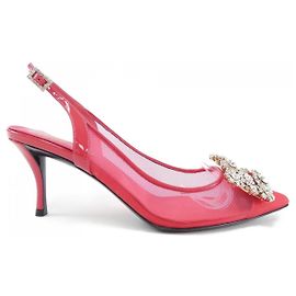 Escarpins en cuir Roger Vivier Rose