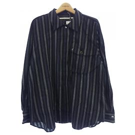 Autre Marque Camicia Tamme Nero Blu navy