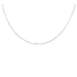 Autre Marque Collar de oro blanco Au750 Plata