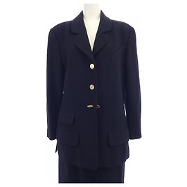 Chanel Suit Blue Navy blue