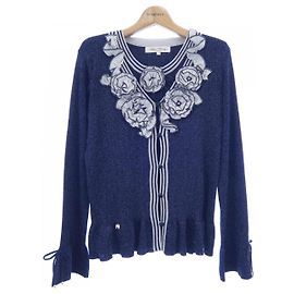 Autre Marque Super Beauty Knit Ensemble Blue Navy blue