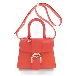 Bolsa Delvaux Brillant Box Calf Vermelho