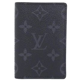 Louis Vuitton Monogram Eclipse Card Case Black