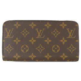 Cartera Zippy Monogram Louis Vuitton Castaño Rosa