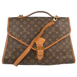 Louis Vuitton Beverly Briefcase Monogram Canvas GM Brown