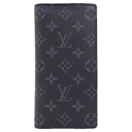 Cartera Louis Vuitton Monogram Eclipse Brazza Negro