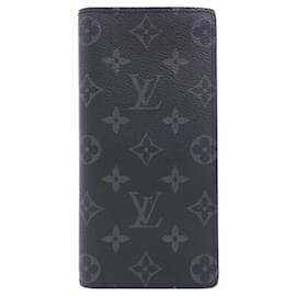 Cartera Louis Vuitton Monogram Eclipse Brazza Negro