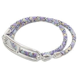 Hermès Pulseira charm Hermes Reli Double Tour Roxo