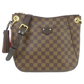 Bolsa de Ombro Louis Vuitton Damier South Bank Damier ebene