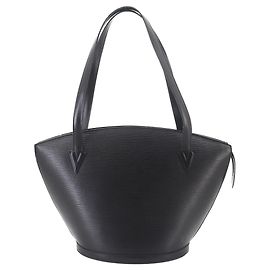 Bolso Tote Louis Vuitton Epi Saint Jacques Negro