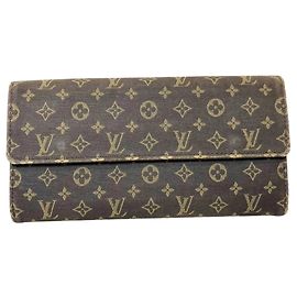 Portafoglio Louis Vuitton in Ebene e Galle Altro Damier ebene