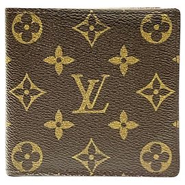 Cartera de doble pliegue Louis Vuitton Portefeuille Marco Castaño Monograma